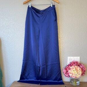 Trina Turk Blue Wide Leg Pants